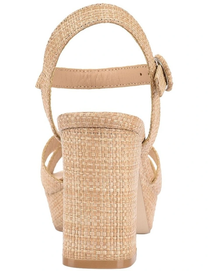 Heppell Heels in Natural Raffia image 4