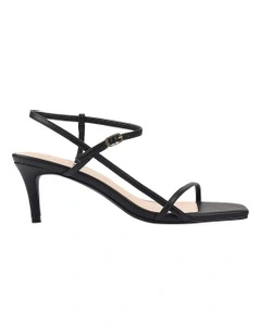Tatiana Strappy Sandals in Black