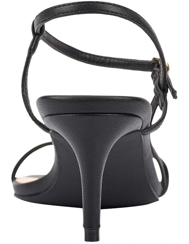 Tatiana Strappy Sandals in Black image 3