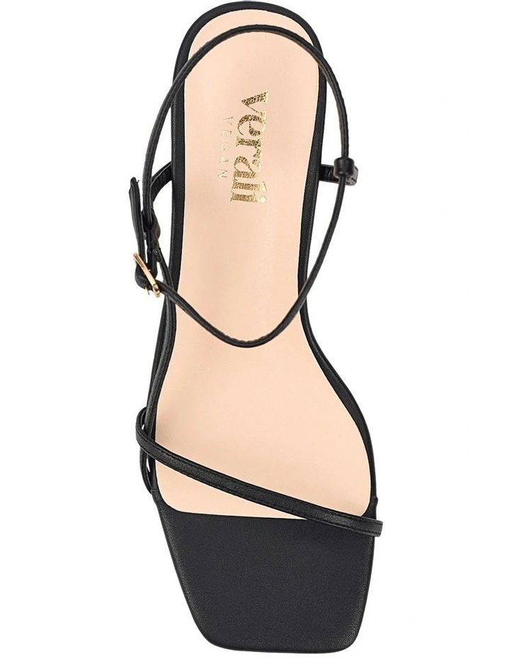 Tatiana Strappy Sandals in Black image 5