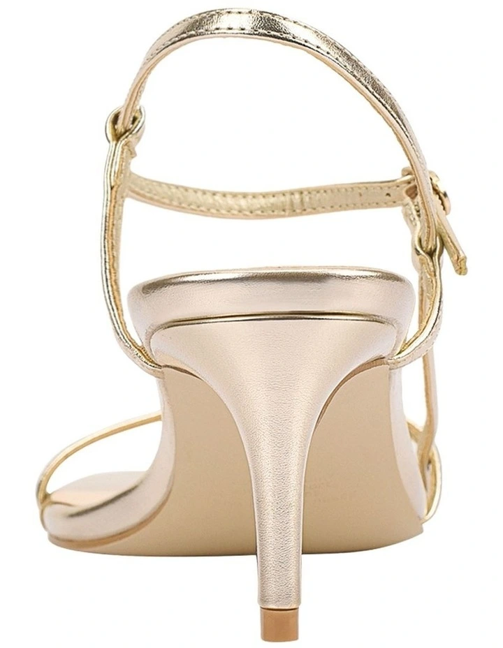 Tatiana Strappy Sandals in Champagne Gold image 3