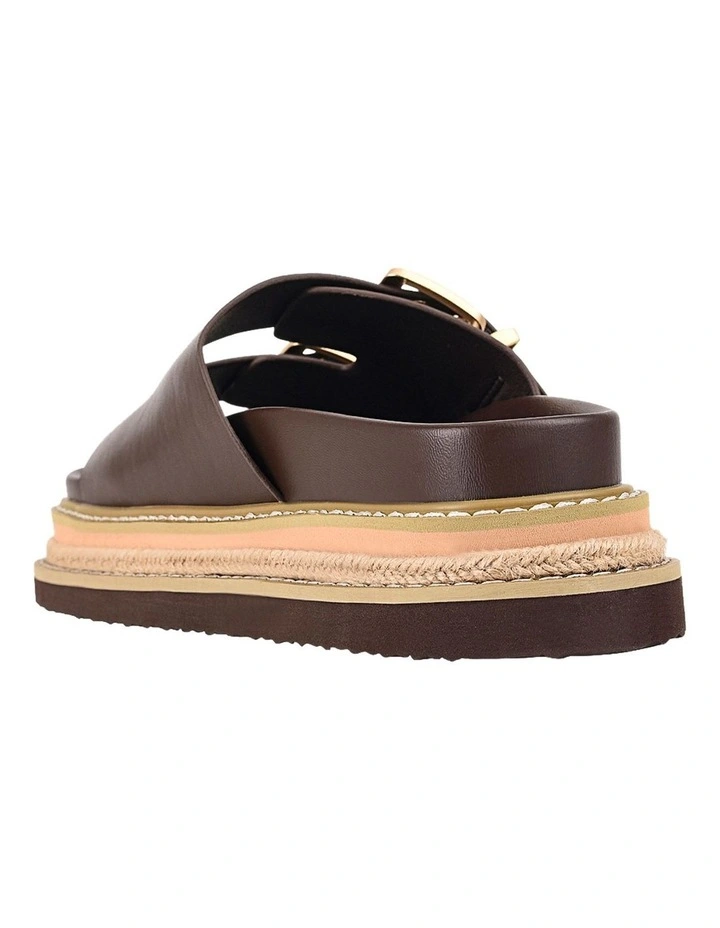Thatcher Platform Slides in Chocolate Brown image 4