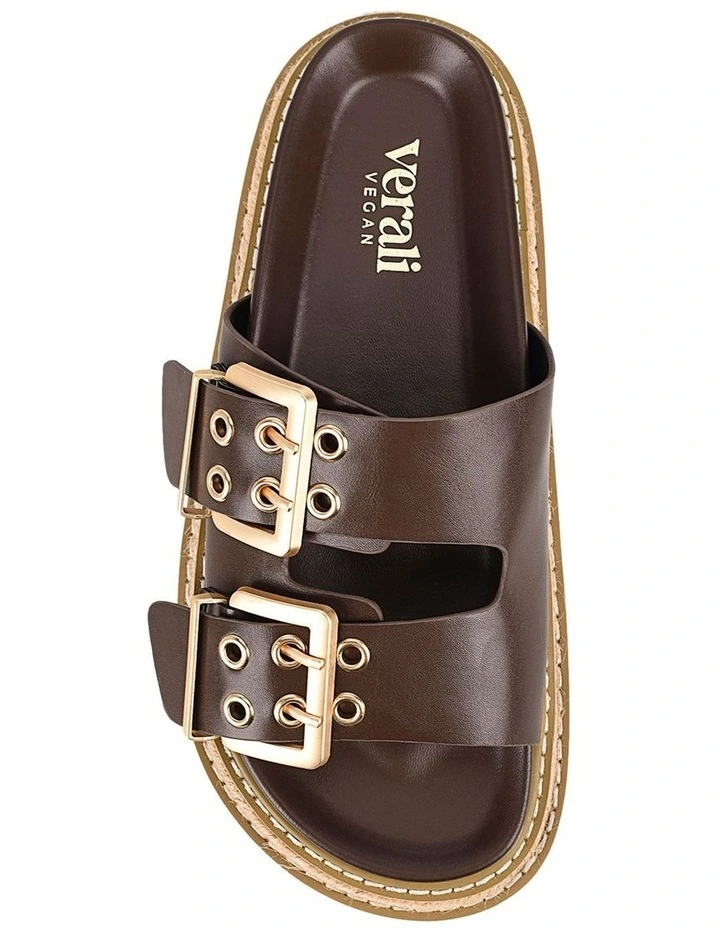 Thatcher Platform Slides in Chocolate Brown image 5