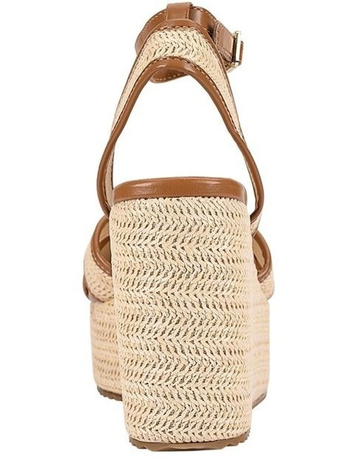 Callipo Raffia Wedges in Tan/Raffia image 4