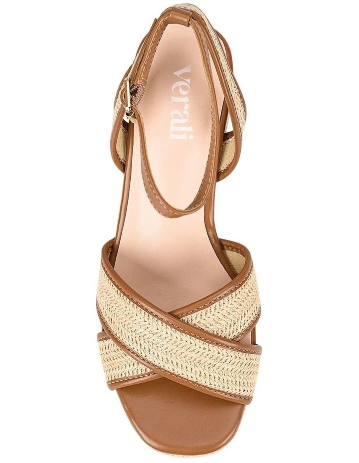 Callipo Raffia Wedges in Tan/Raffia image 6