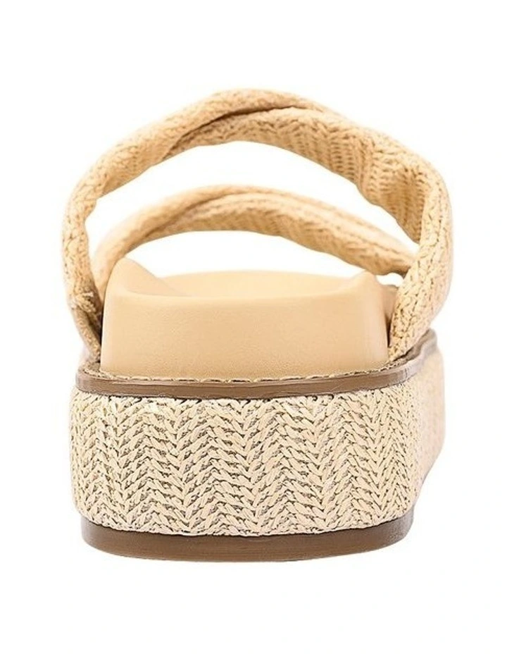 Rue Flatform Slides in Raffia image 3