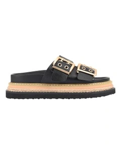 Thatcher Platform Slides in Black