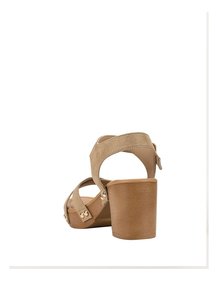Lulu Clogs in Chocolate Brown Micro image 4