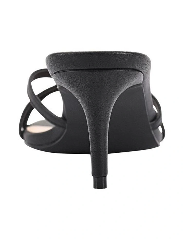 Tarzan Heeled Mules in Black image 3