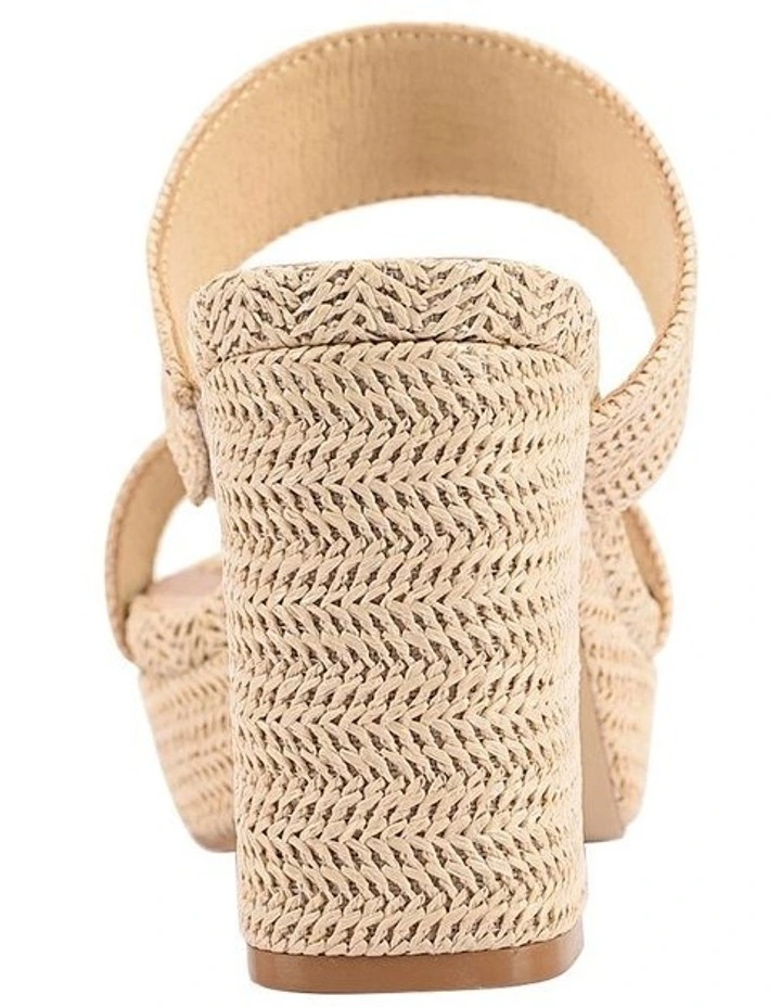 Herbet Platform Heels in Raffia image 4