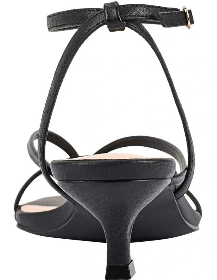 Maeve Kitten Heel Sandals in Black image 3