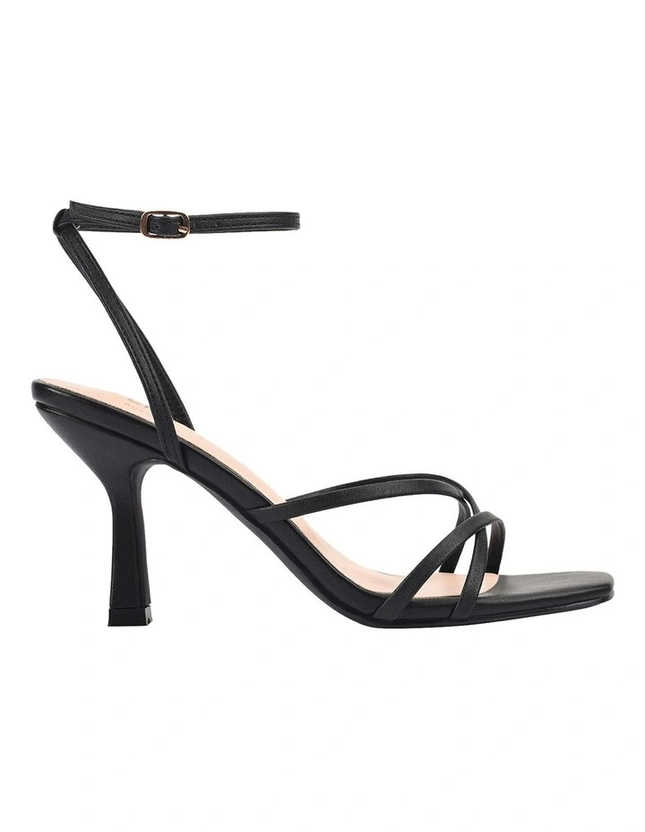 Penelope Strappy Sandals in Black image 1