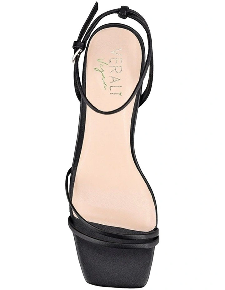 Stevie Block Heel Sandals in Black image 4