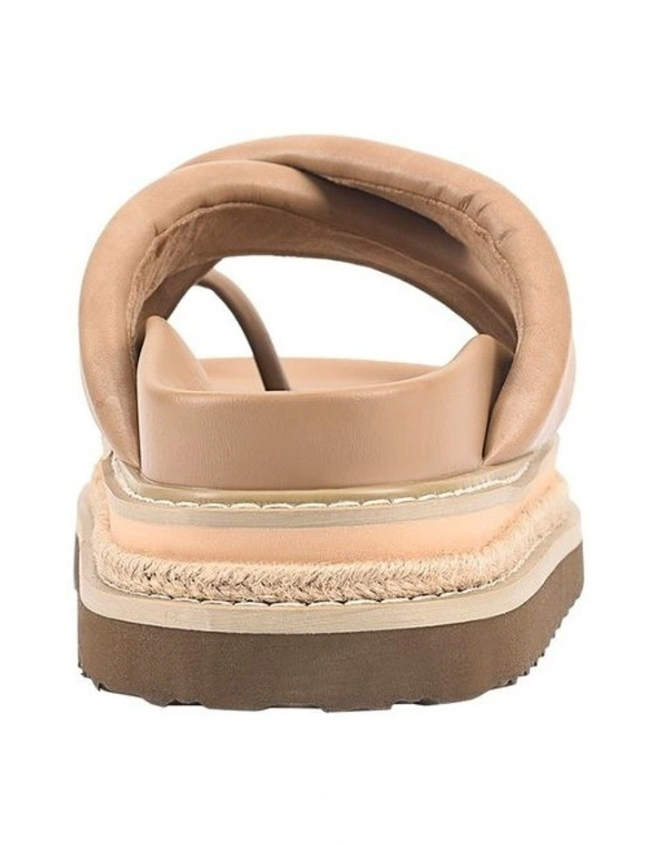 Thelma Flatform Slides in Biscuit image 3