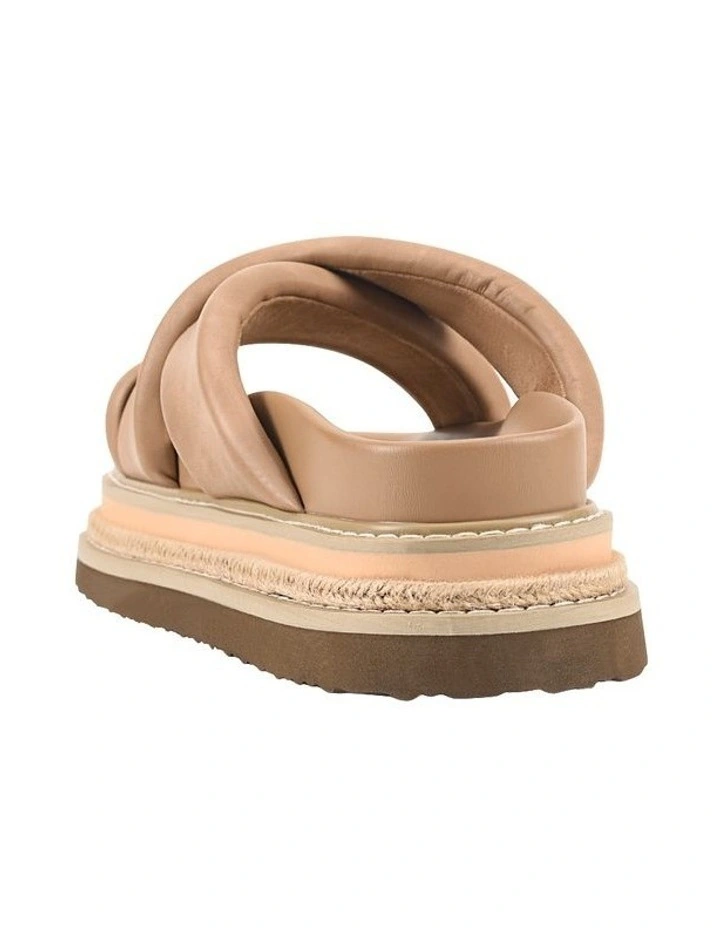 Thelma Flatform Slides in Biscuit image 4