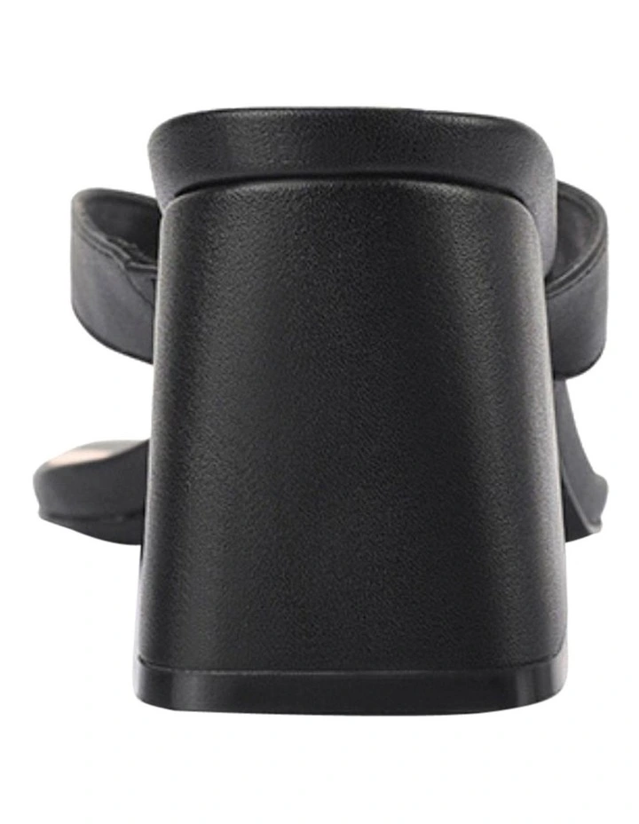 Stoked Block Heel Thongs in Black image 3