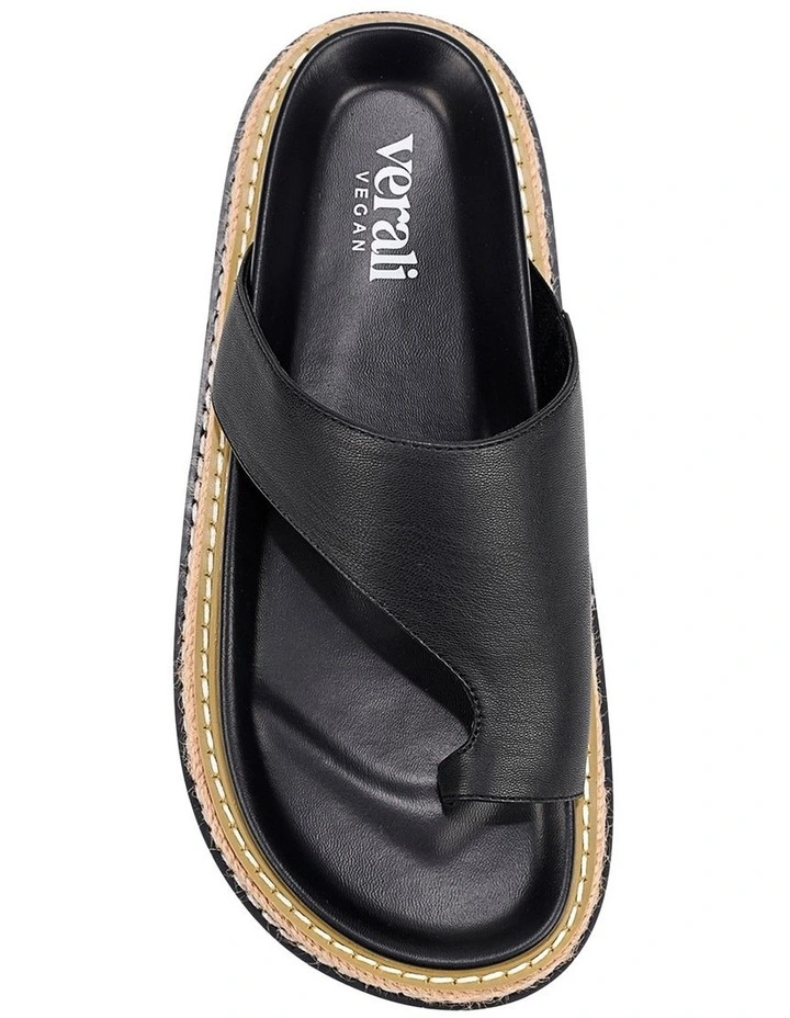 Thor Flatform Thongs in Black image 5
