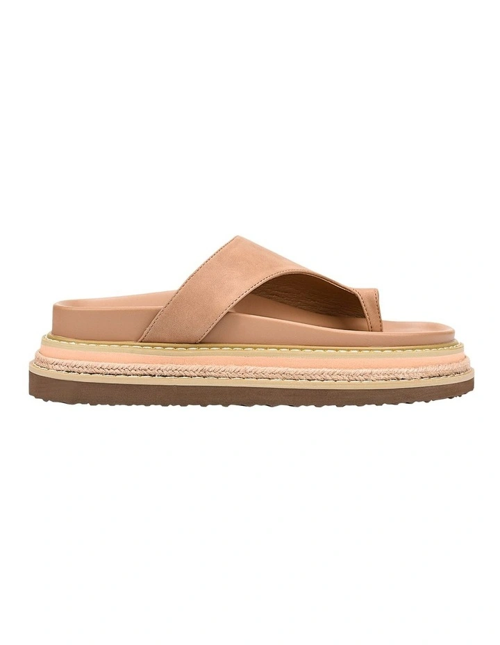 Thor Flatform Thongs in Biscuit image 1