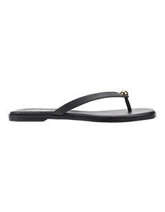 Sassy Casual Thongs in Black
