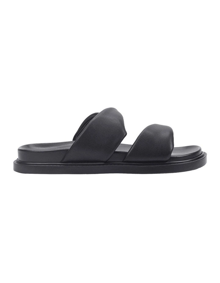 Bindy Footbed Slides in Black image 1