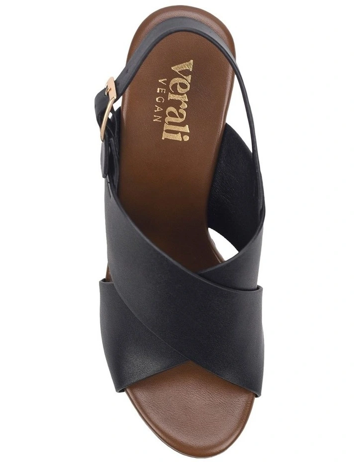 June Platform Wedges in Black image 5