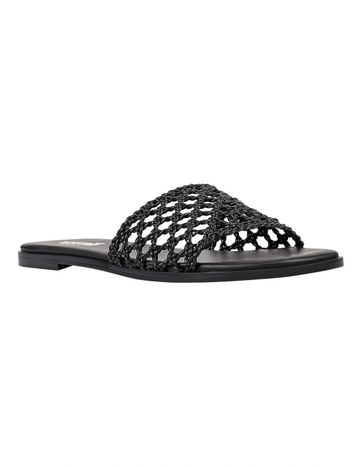 Salvatore Casual Slides in Black image 2