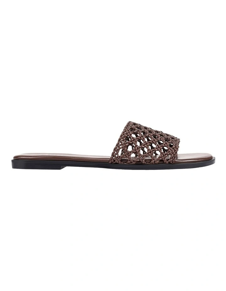 Salvatore Casual Slides in Chocolate Brown image 1