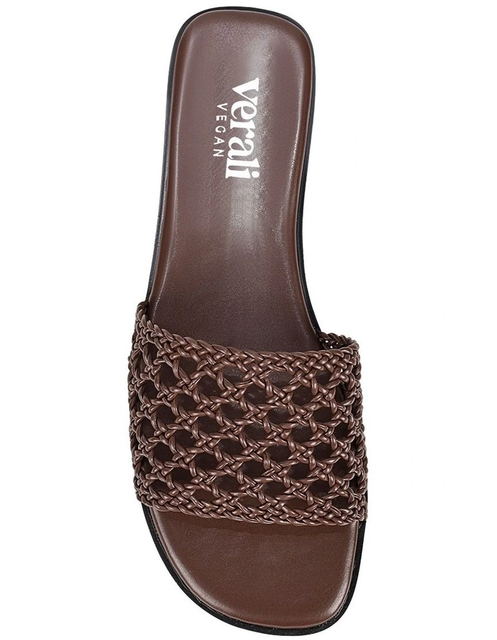 Salvatore Casual Slides in Chocolate Brown image 5
