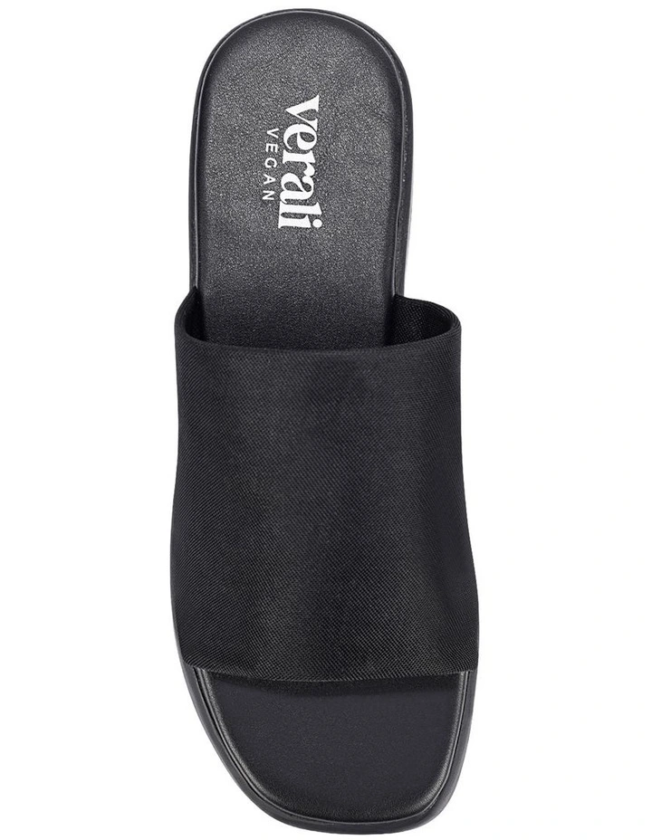 Cherry Flatform Slides in Black image 5