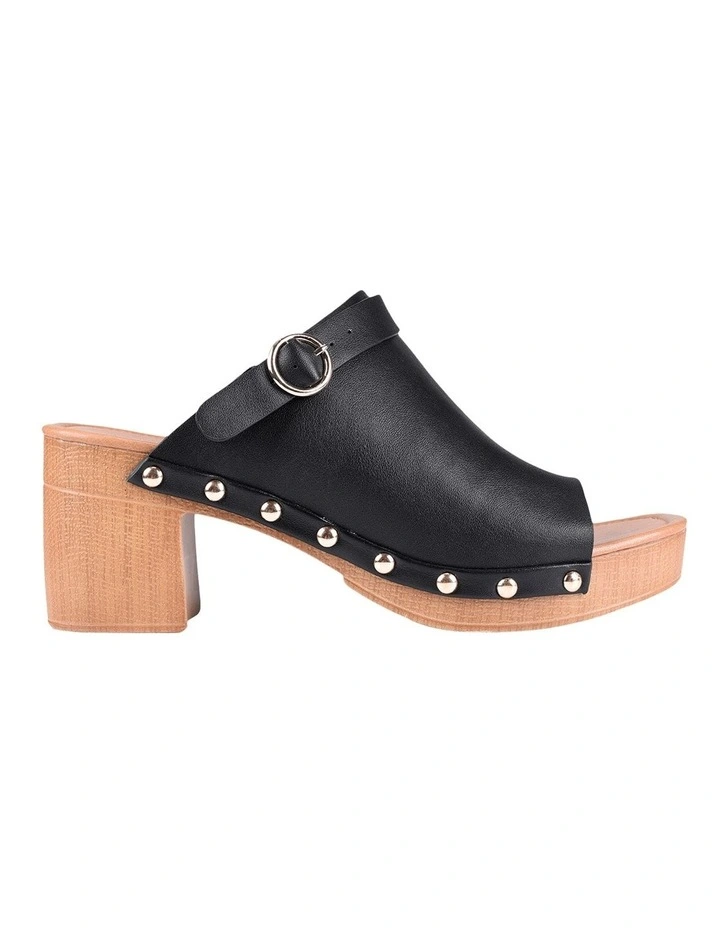 Luella Clog Heels in Black image 1