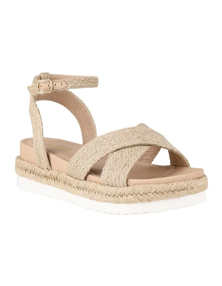 Dezzie Sandals in Natural Jute image 3