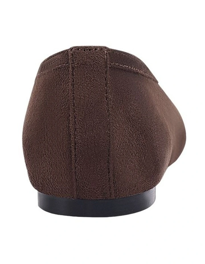 Euphoria Ballet Flats in Chocolate Micro image 3