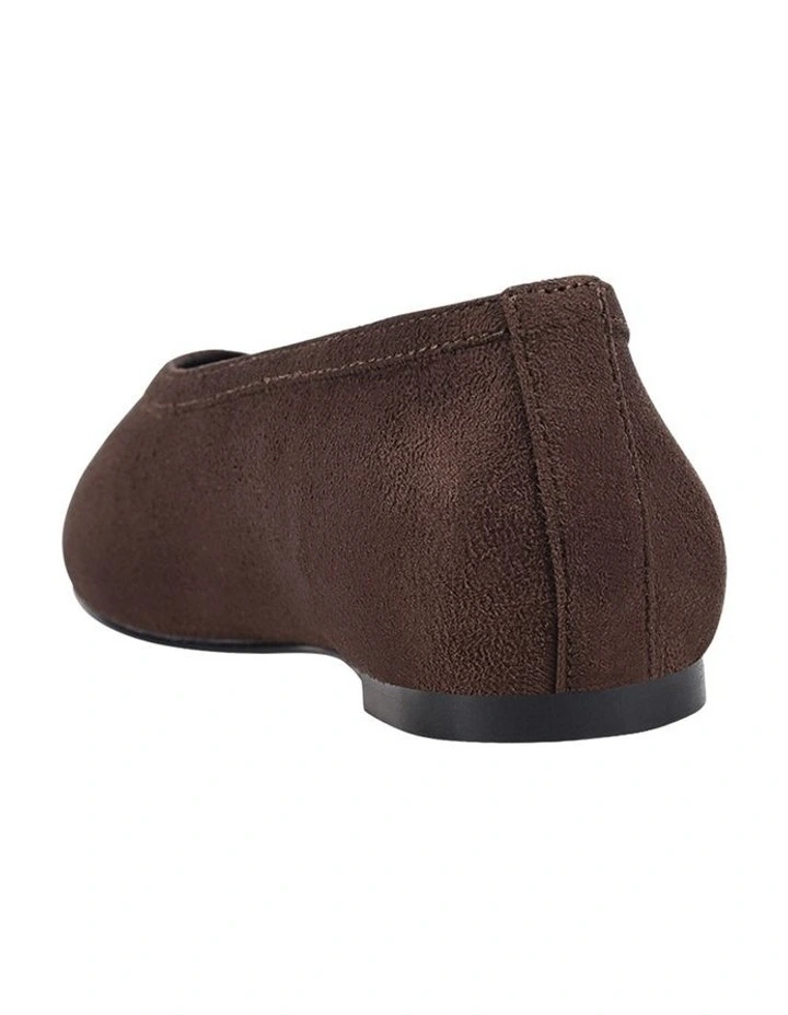 Euphoria Ballet Flats in Chocolate Micro image 4