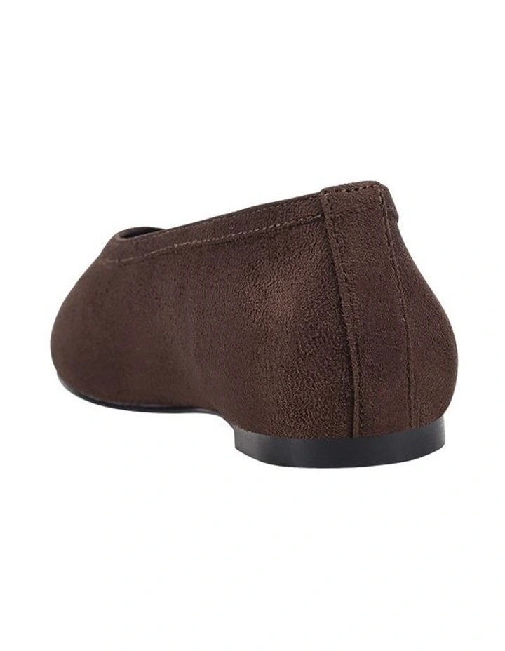 Euphoria Ballet Flats in Chocolate Micro image 5