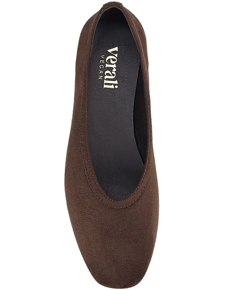 Euphoria Ballet Flats in Chocolate Micro image 5