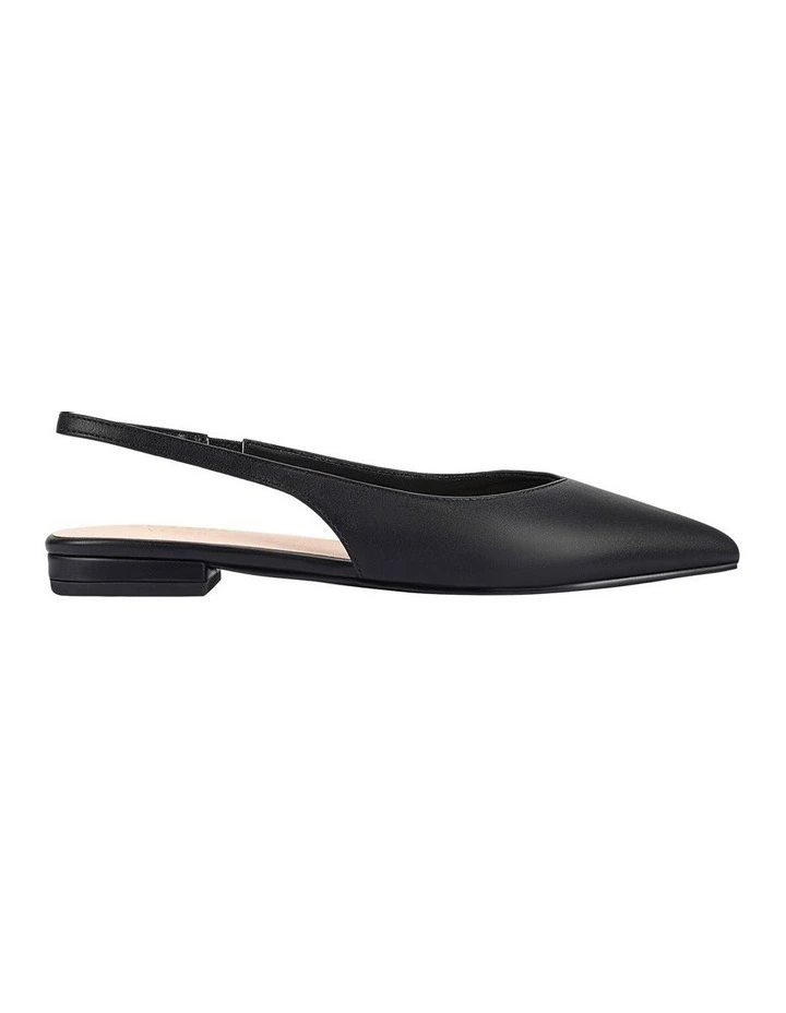 Hillary Slingback Flats in Black image 1