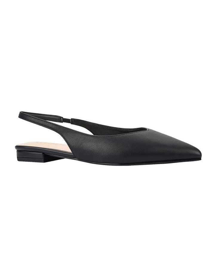 Hillary Slingback Flats in Black image 3