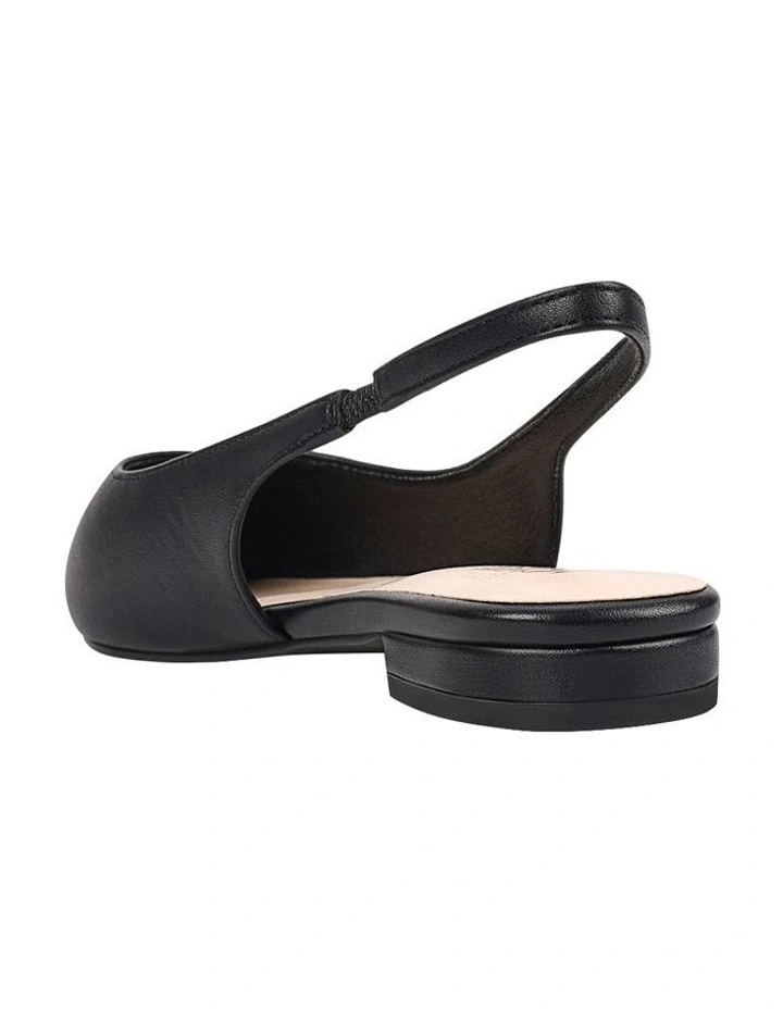 Hillary Slingback Flats in Black image 5