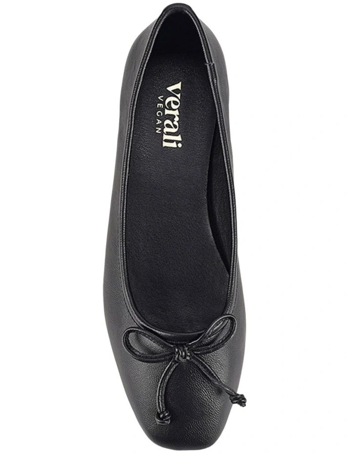 Eugenie Ballet Flats in Black image 5