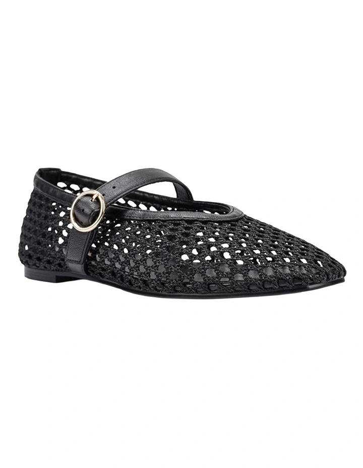 Eunice Mary-Jane Flats in Black image 3