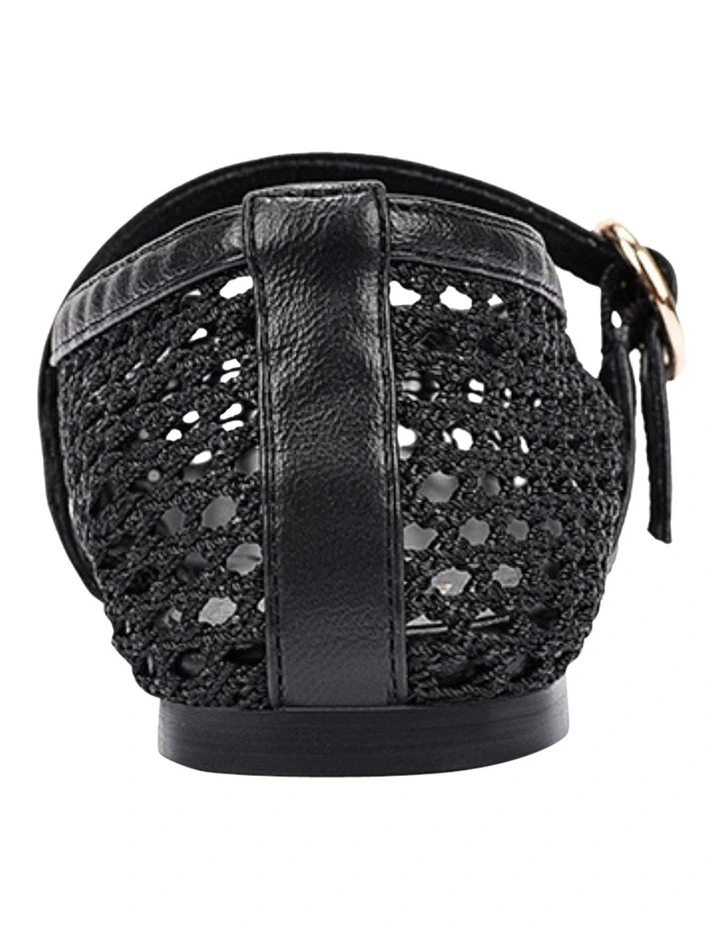Eunice Mary-Jane Flats in Black image 4