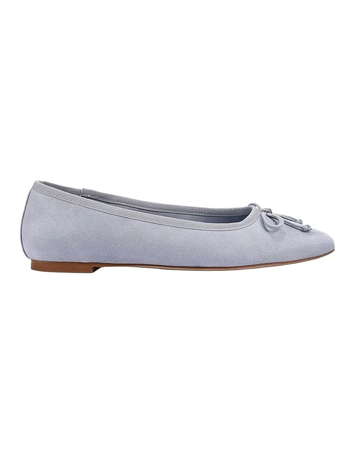 Eugenie Ballet Flats in Light Blue Micro image 1