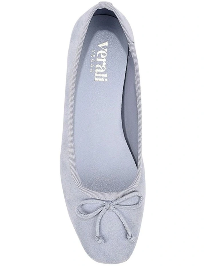 Eugenie Ballet Flats in Light Blue Micro image 5