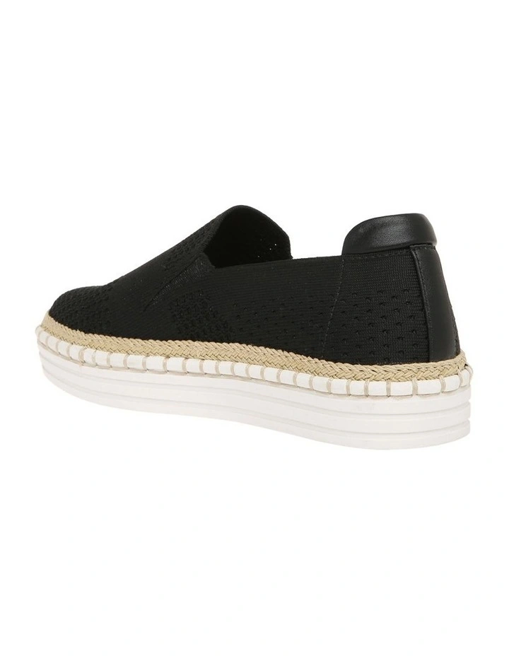 black slip on