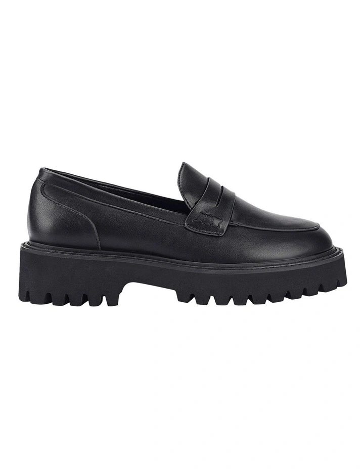 Neon Chunky Loafers in Black image 1