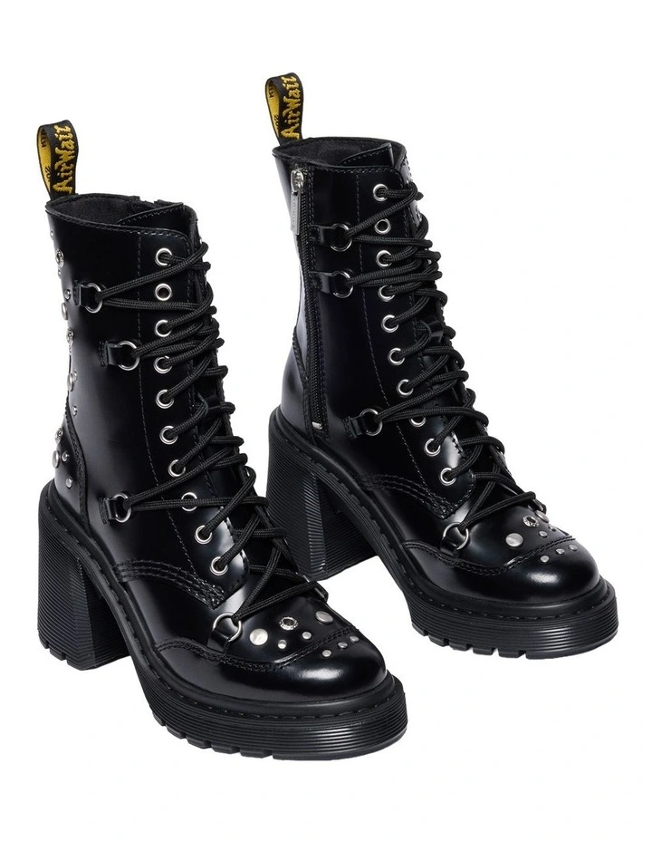 Chesney Studded Boot in Black image 4