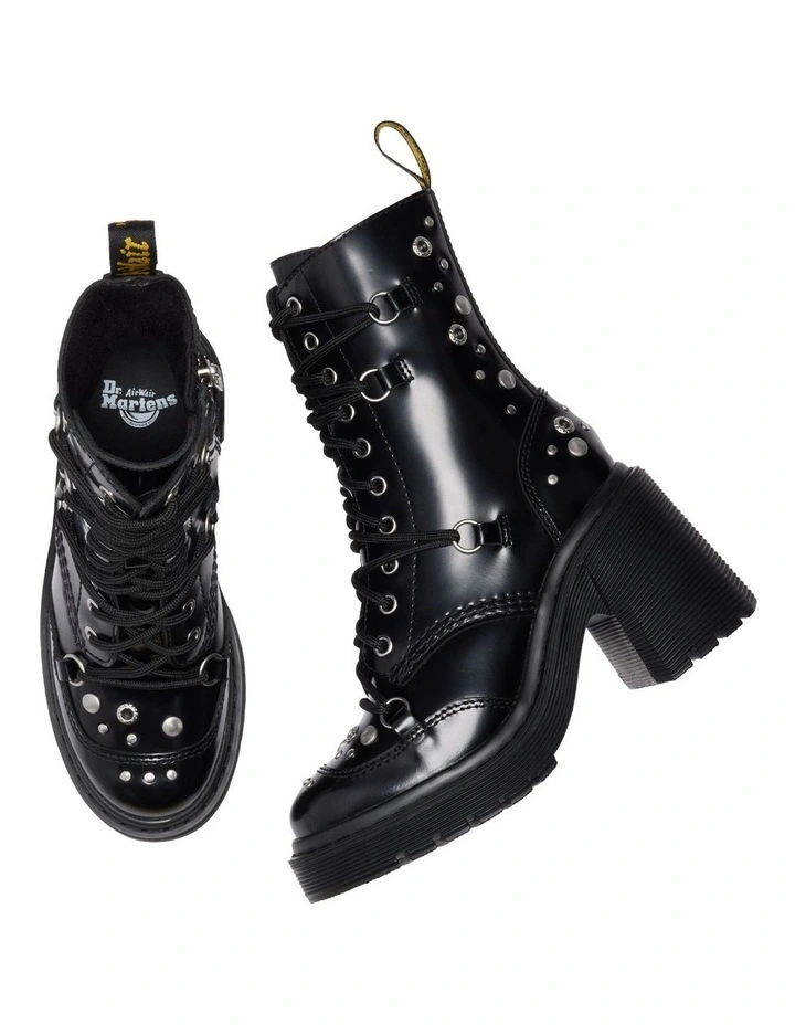 Chesney Studded Boot in Black image 6