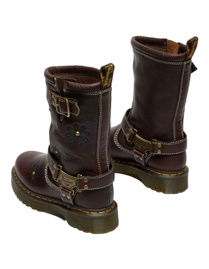 Anistone Flower Hi Flower Boot in Dark Brown Grizzly image 4