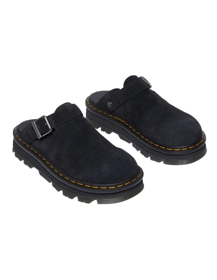 ZebZag Mule in Black Suede image 2