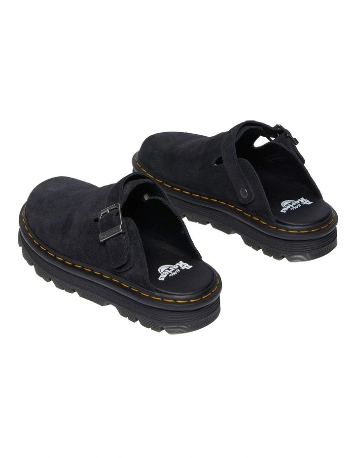 ZebZag Mule in Black Suede image 3